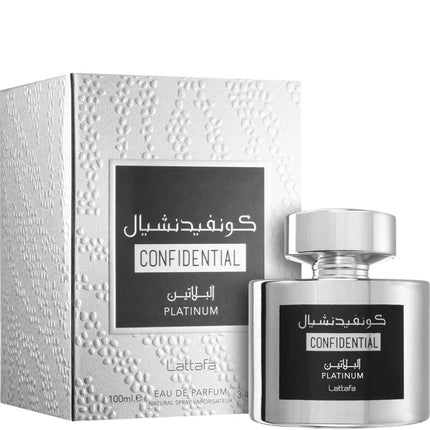 Lattafa Confidential Platinum Eau de Parfum - 100ml