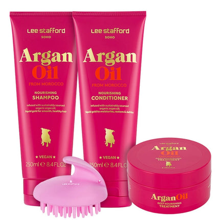 Lee Stafford Argan Oil Nourishing Giftset - 250+250+200ml
