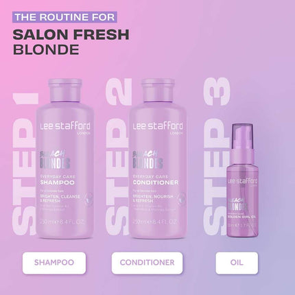 Lee Stafford Bleach Blondes Everyday Care Shampoo - 250ml
