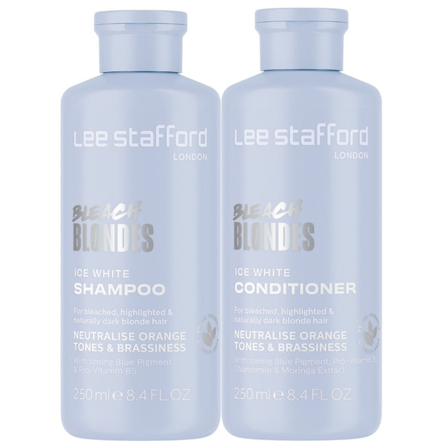 Lee Stafford Bleach Blondes Ice White Set - 2x250ml