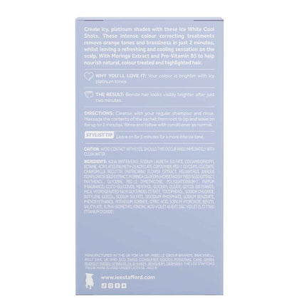 Lee Stafford Bleach Blondes Ice White Toning Cool Shots - 4x 15ml