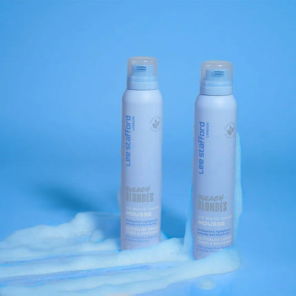 Lee Stafford Bleach Blondes Ice White Toning Mousse - 200ml