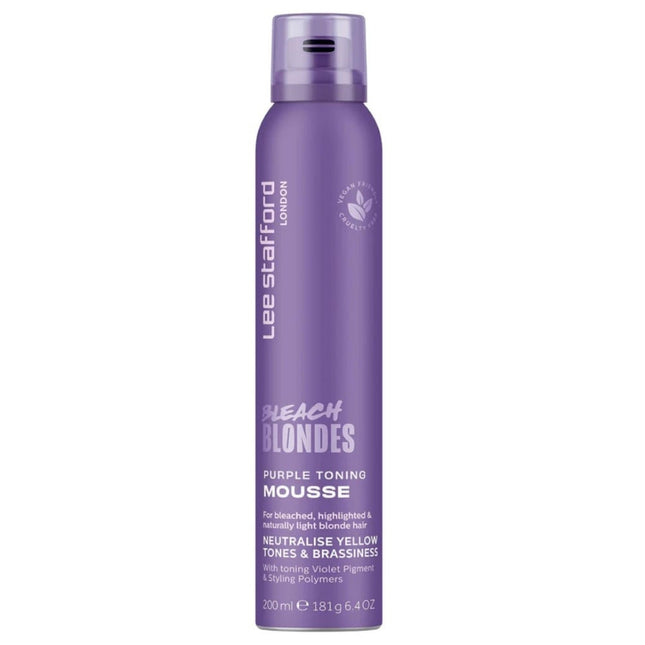 Lee Stafford Bleach Blondes Purple Toning Mousse - 200ml