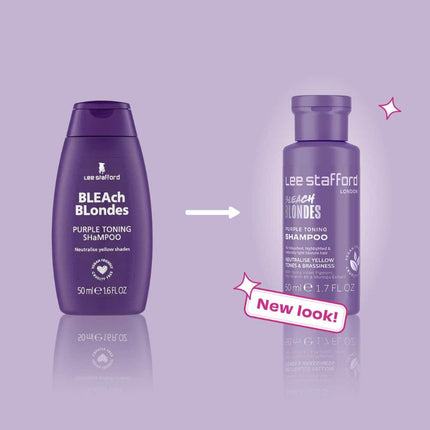 Lee Stafford Bleach Blondes Purple Toning Shampoo - 250ml