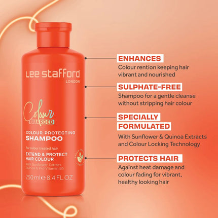 Lee Stafford Colour Guarded Color Protecting Shampoo - 250ml