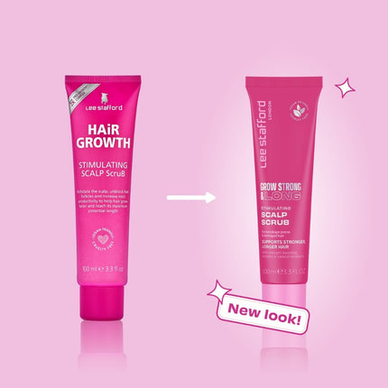 Lee Stafford Grow Long & Strong Stimulating Scalp Scrub - 100ml
