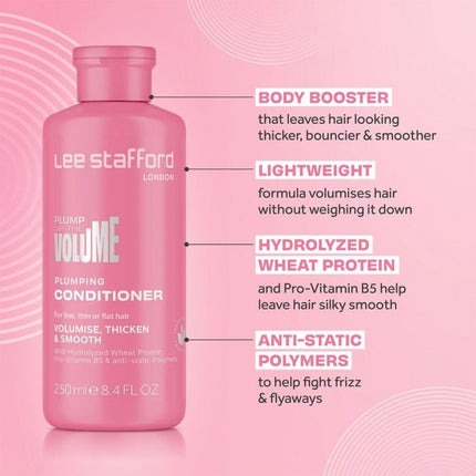 Lee Stafford Plump Up The Volume Conditioner - 250ml