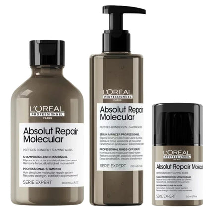 L'Oreal Absolut Repair Molecular Trio Limited Edition Set  - 300+250+50ml