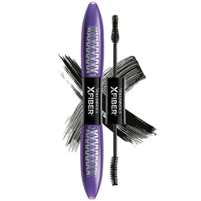 L'Oreal Paris False Lash Xfiber Mascara  - Extreme Black  - 7,1ml+6,9ml