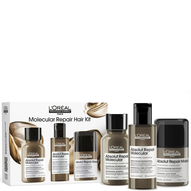 L'Oréal Professionnel Absolut Repair Molecular Hair Repair Discovery Trio Set - 50+75+100ml