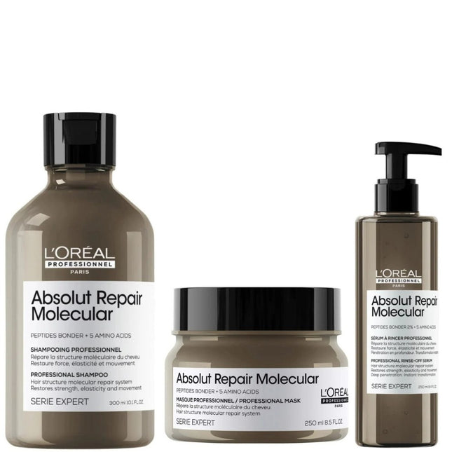 L'Oréal Professionnel Absolut Repair Molecular Set - 300+2x250ml