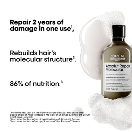 L'Oréal Professionnel Absolut Repair Molecular Shampoo - 1500ml