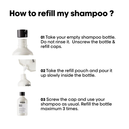 L'Oréal Professionnel Metal Detox Shampoo Refill - 1000ml