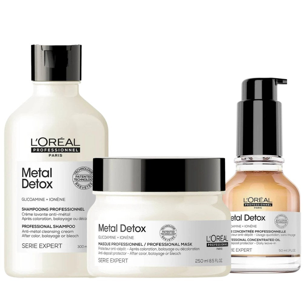 L'Oréal Professionnel Metal Detox Trio Set - 300+250+50ml