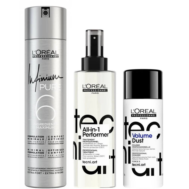 L'Oréal Professionnel TecniArt Bouncy Blowout Set - 300+190ml+7gr
