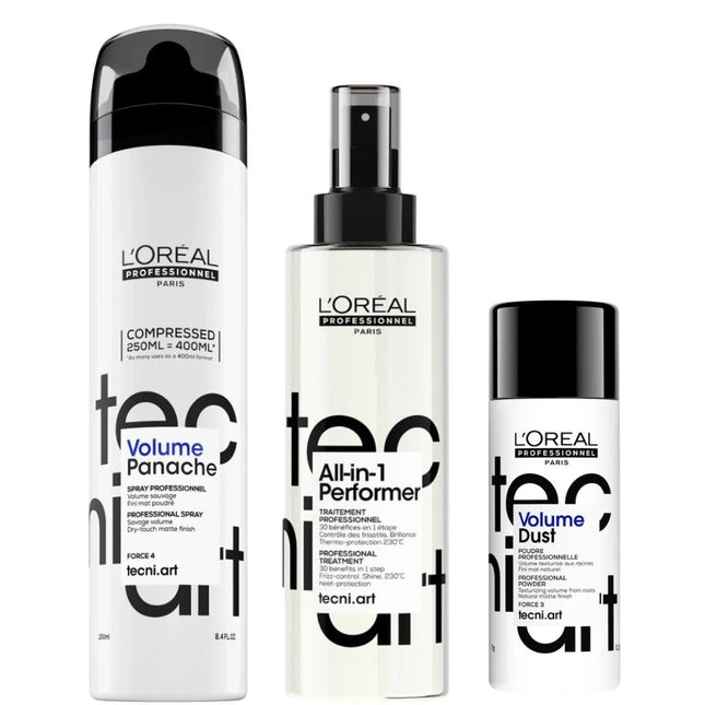 L'Oréal Professionnel TecniArt Fluffy Hair Set - 250+190ml+7gr