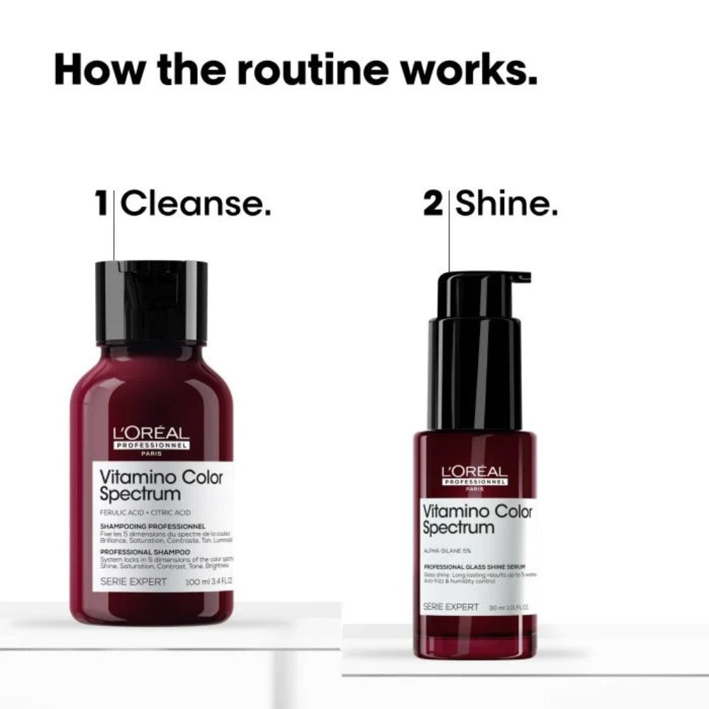 L'Oréal Professionnel Vitamino Color Spectrum Glass Shine Hair Kit - 100+30ml