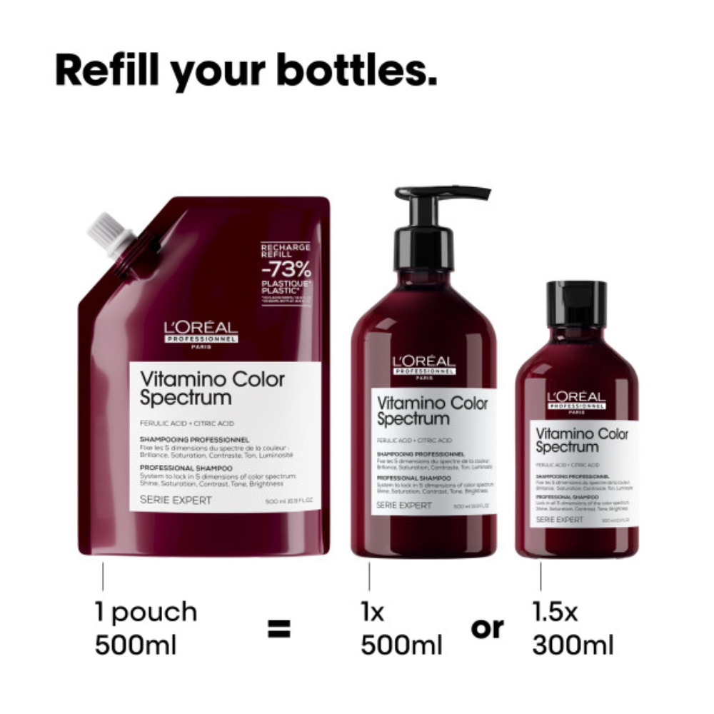 L'Oréal Professionnel Vitamino Color Spectrum Shampoo Refill - 500ml