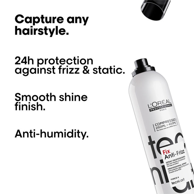 L'Oreal TecniArt Fix Anti Frizz Haarspray - 250ml