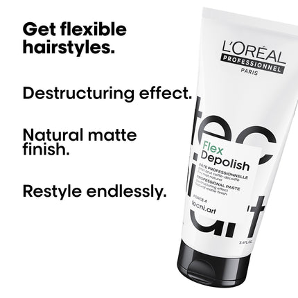 L'Oreal TecniArt Flex Depolish Destructuring Paste - 100ml