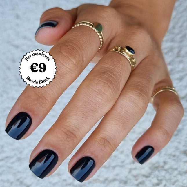 Maniac Bowie Black Polish Sticker - 27pcs