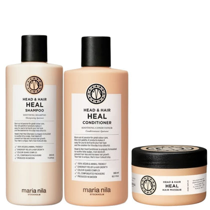 Maria Nila Head & Hair Heal Luxe Set - 350+300+250ml