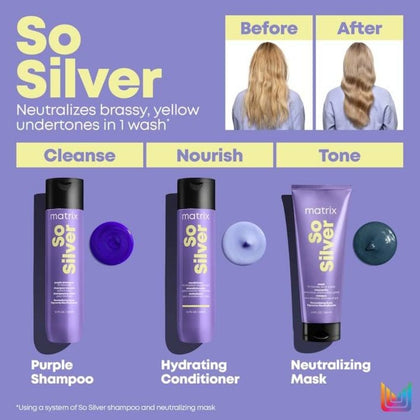 Matrix Total Results So Silver Set - 2x300ml