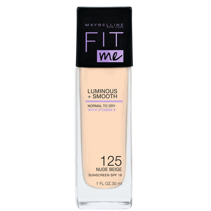 Maybelline Fit Me Luminous + Smooth SPF18 Foundation - 30ml
