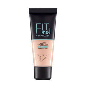 Maybelline Fit Me Matte + Poreless Foundation Tube - 30ml