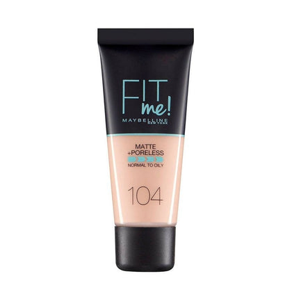 Maybelline Fit Me Matte + Poreless Foundation Tube - 30ml