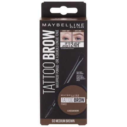 Maybelline Maybelline Tattoo Brow Waterproof Pomade 03 Medium Brown