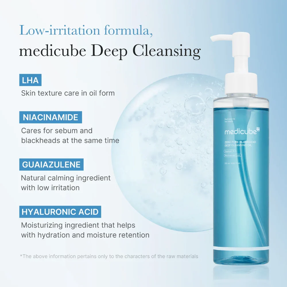 Medicube Zero Pore Blackhead Deep Cleansing Oil - 205ml