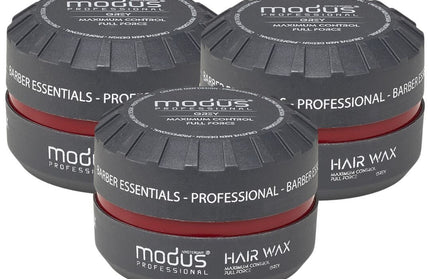 Modus 3- pack Maximum Control Grey Shine Wax - 3X150ml