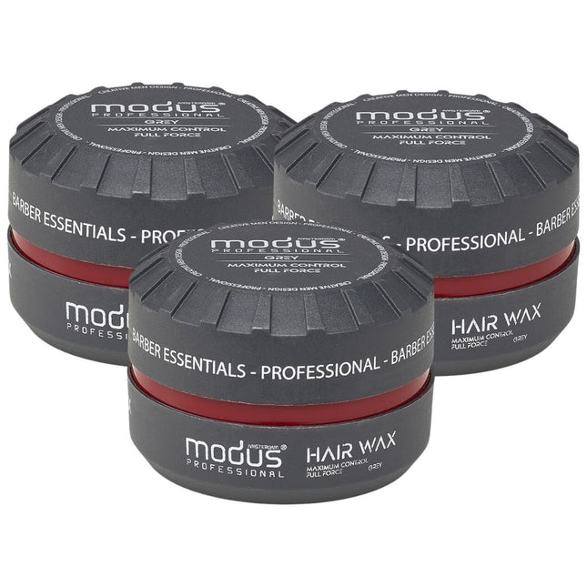 Modus 3- pack Maximum Control Grey Shine Wax - 3X150ml