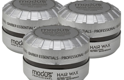 Modus 3- pack Maximum Control Silver Ispahan Hairwax - 150ml