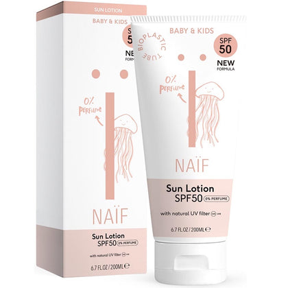 Naïf Baby & Kids 0% Parfum Sun Lotion SPF50