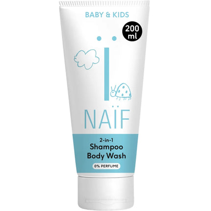 Naïf Baby & Kids Shampoo & Body Wash - 200ml