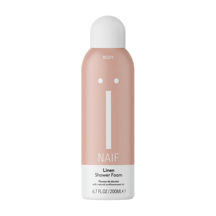 Naïf Body Linen Shower Foam  - 200ml