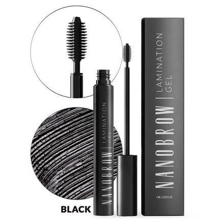 Nanobrow Black Lamination Gel - 7ml