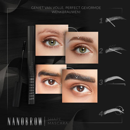 Nanobrow Black Shape Mascara - 7ml