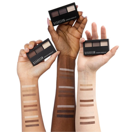 Nanobrow Eyebrow Powder Kit Dark - 4gr