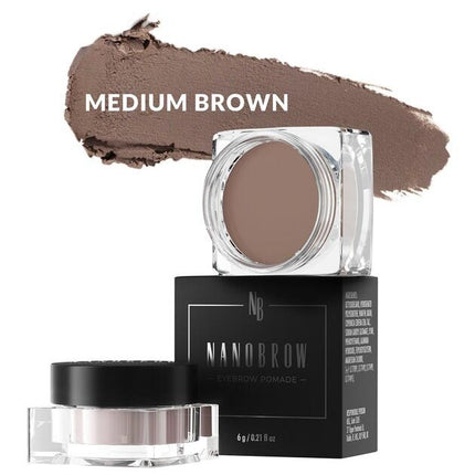 Nanobrow Medium Brown Eyebrow Pomade - 6g
