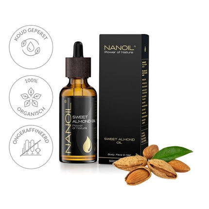 Nanoil Sweet Almond Oil - 50ml