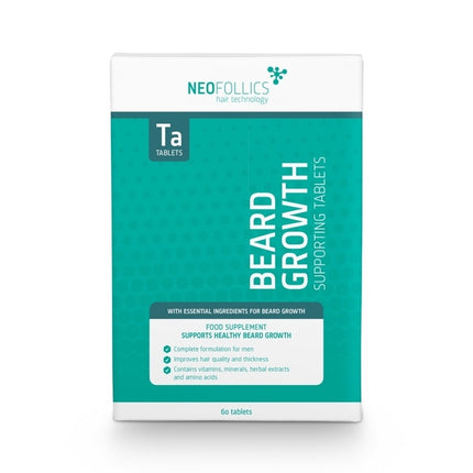 Neofollics Beard Growth Supporting Tablets - 2x60st