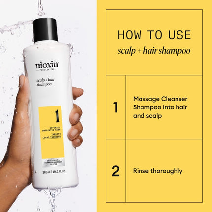 Nioxin System 1 Light Thinning Shampoo - 1000ml