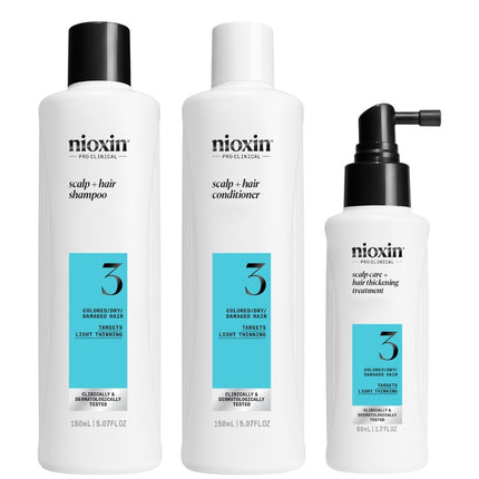 Nioxin System 3 Light Thinning Trial Kit - 150+150+50ml