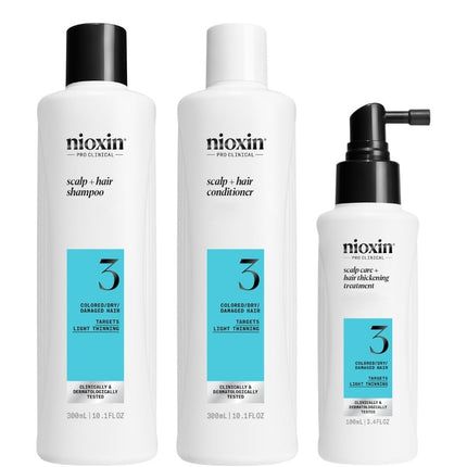 Nioxin System 3 Loyalty Kit Light Thinning - 300+300+100ml
