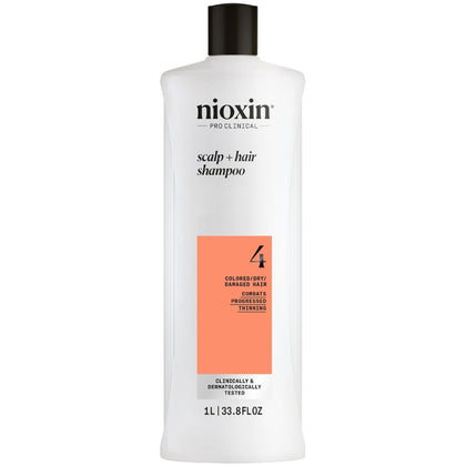 Nioxin System 4 Progressed Thinning Shampoo