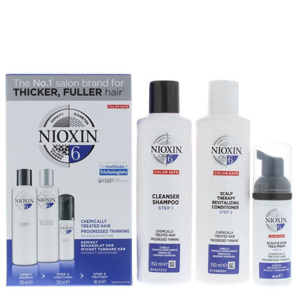 Nioxin System 6 - Trial Kit - 150x150x40ml