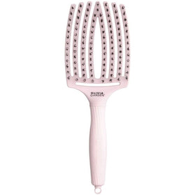 Olivia Garden Finger Brush Combo Medium Pastel Pink Haarborstel - Large